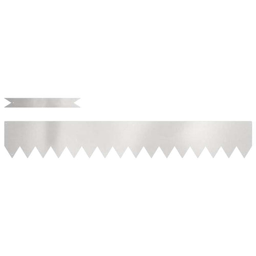 Bordura per Prato Argento 100 x 15 cm - Set 20 Pezzi