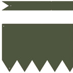 Bordura per Prato 20 pz Acciaio Verde Oliva 100 x 20 cm