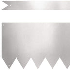 Bordura per Prato 10 pezzi Argento 100 x 20 cm