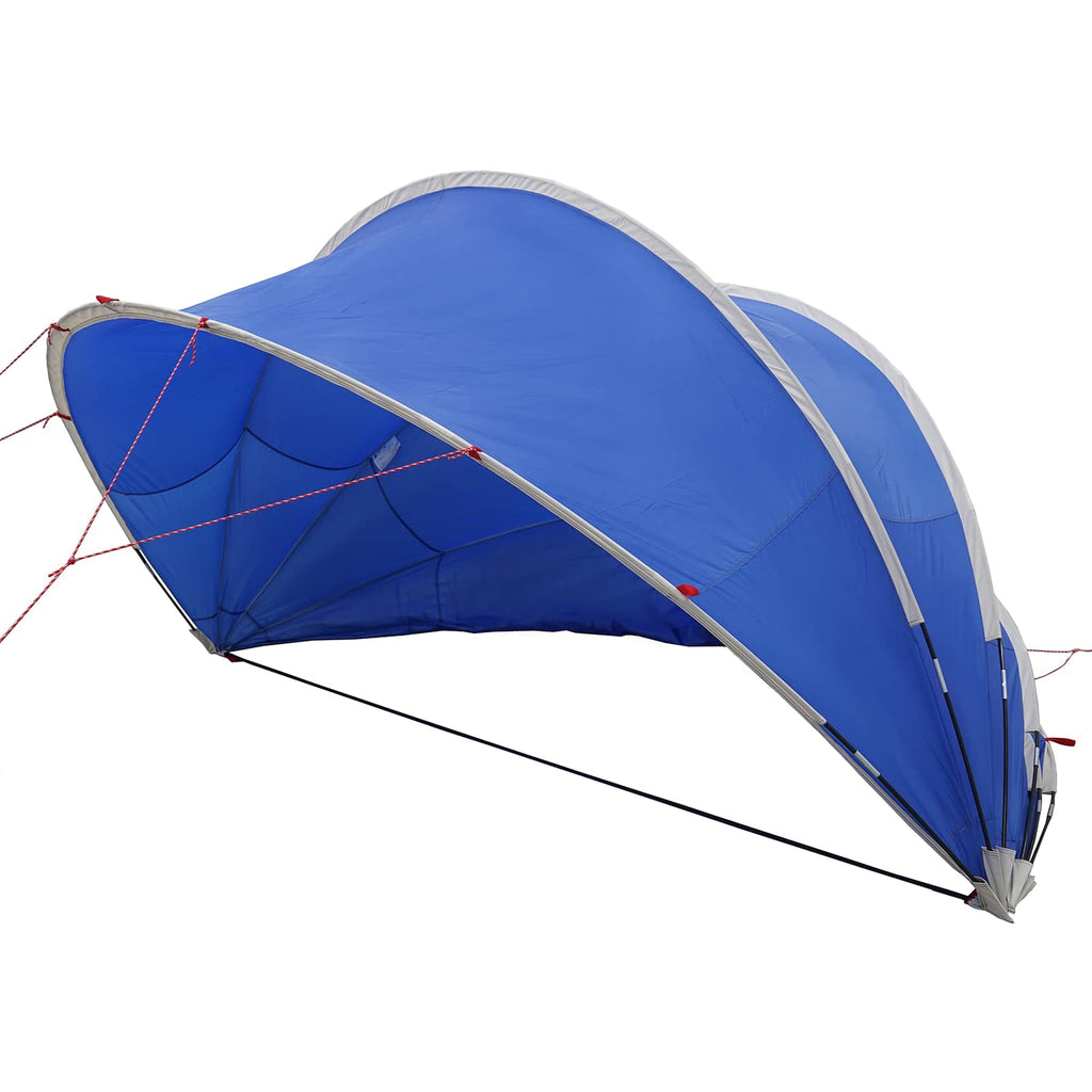 Dome Piscina Pieghevole 336 x 322 x 160 cm Blu Azzurro