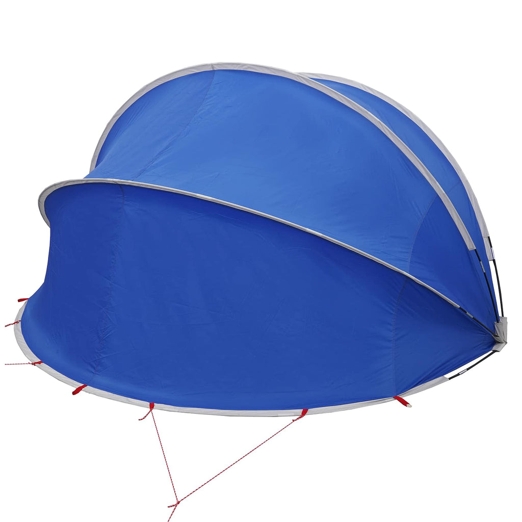 Dome Piscina Pieghevole 336 x 322 x 160 cm Blu Azzurro