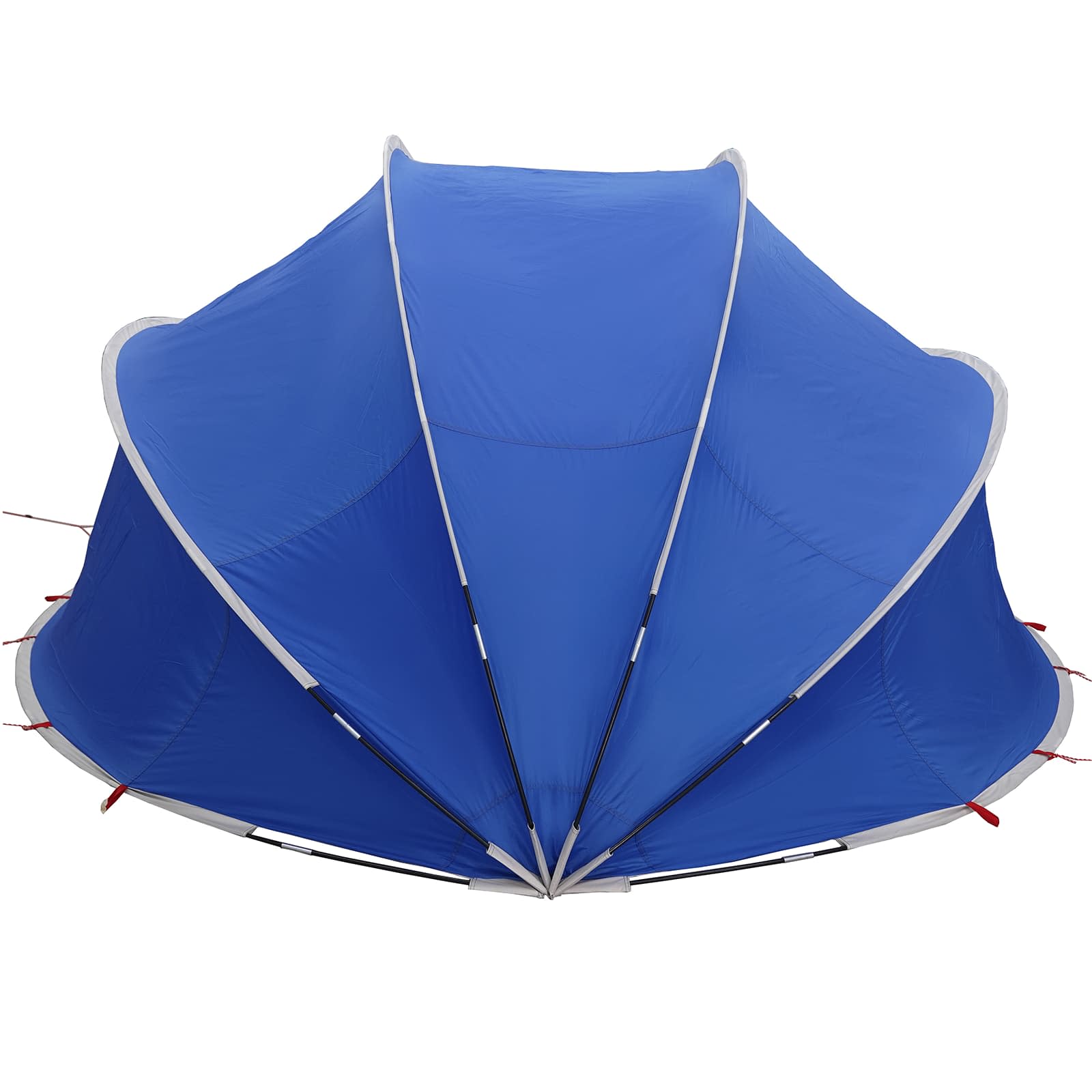 Dome Piscina Pieghevole 336 x 322 x 160 cm Blu Azzurro
