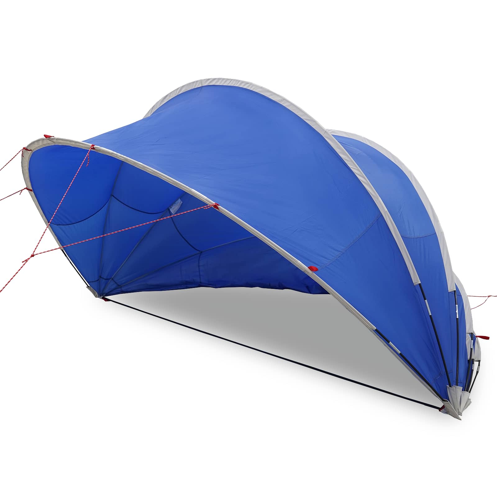 Dome Piscina Pieghevole 336 x 322 x 160 cm Blu Azzurro