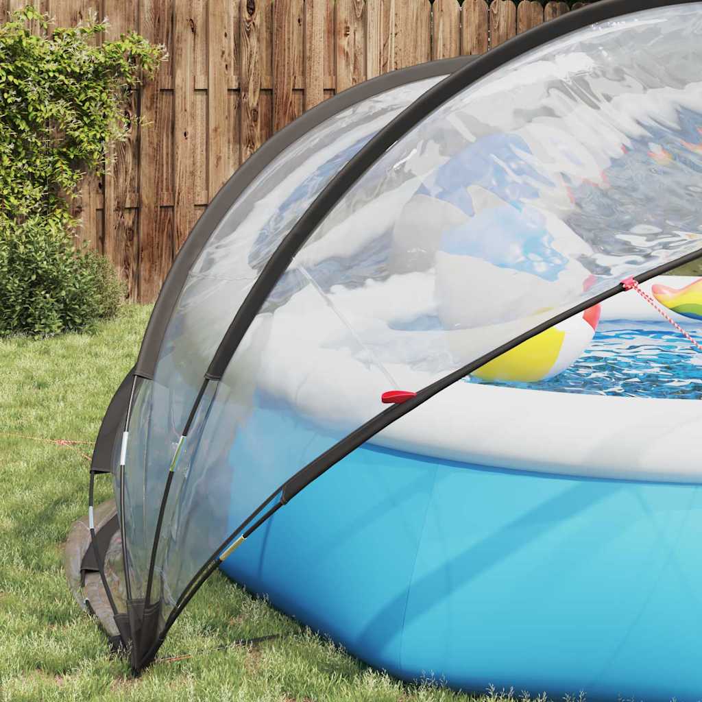 Dome Piscina Trasparente 336 x 322 x 160 cm PVC
