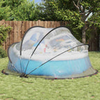 Dome Piscina Trasparente 336 x 322 x 160 cm PVC