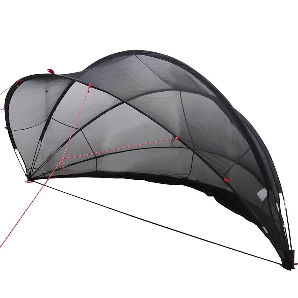 Dome Piscina Nero 336 x 322 x 160 cm Pieghevole