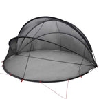 Dome Piscina Nero 336 x 322 x 160 cm Pieghevole