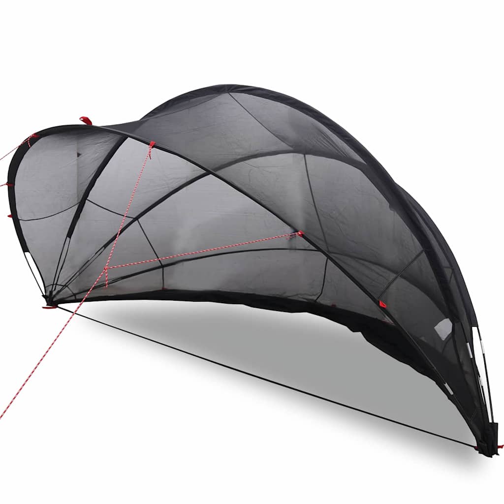 Dome Piscina Nero 336 x 322 x 160 cm Pieghevole