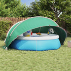 Dome Pieghevole per Piscina 405 x 405 x 192 cm Verde Mare