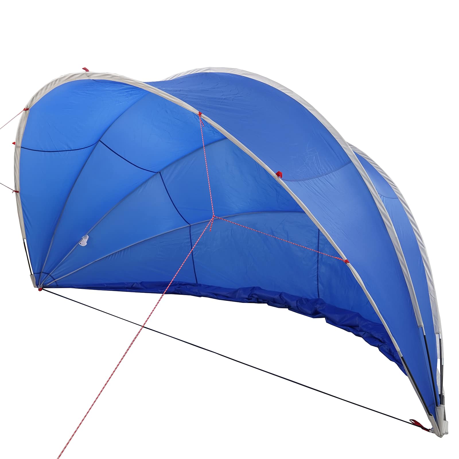 Dome Piscina Pieghevole 430 x 430 x 210 cm Blu Azzurro