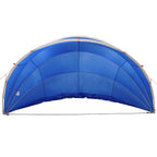 Dome Piscina Pieghevole 430 x 430 x 210 cm Blu Azzurro