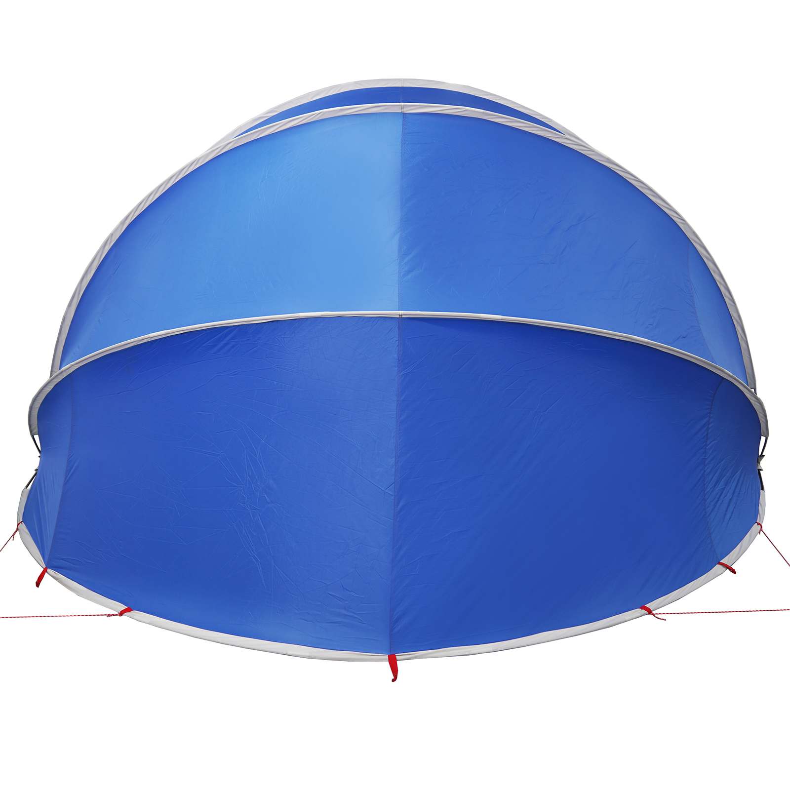Dome Piscina Pieghevole 430 x 430 x 210 cm Blu Azzurro