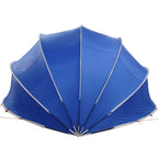 Dome Piscina Pieghevole 430 x 430 x 210 cm Blu Azzurro