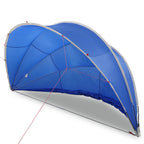 Dome Piscina Pieghevole 430 x 430 x 210 cm Blu Azzurro