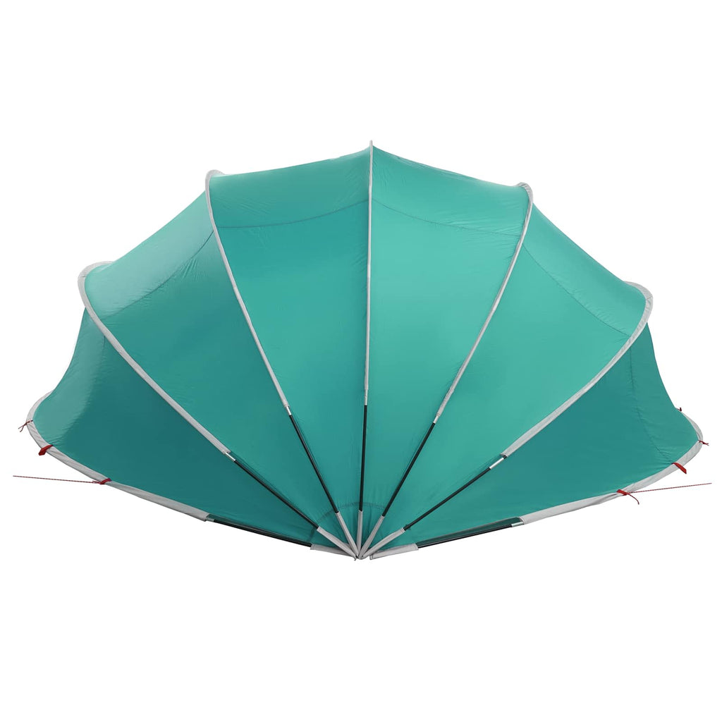 Dome Pieghevole per Piscina 430 x 430 x 210 cm Verde Mare