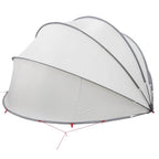 Dome Pieghevole per Piscina Grigio e Arancione 430 x 430 x 210 cm