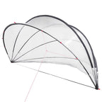 Dome Piscina Trasparente 430 x 430 x 210 cm PVC Pieghevole