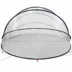 Dome Piscina Trasparente 430 x 430 x 210 cm PVC Pieghevole