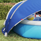 Dome Pieghevole per Piscina 472 x 460 x 229 cm Blu Azzurro