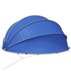 Dome Pieghevole per Piscina 472 x 460 x 229 cm Blu Azzurro
