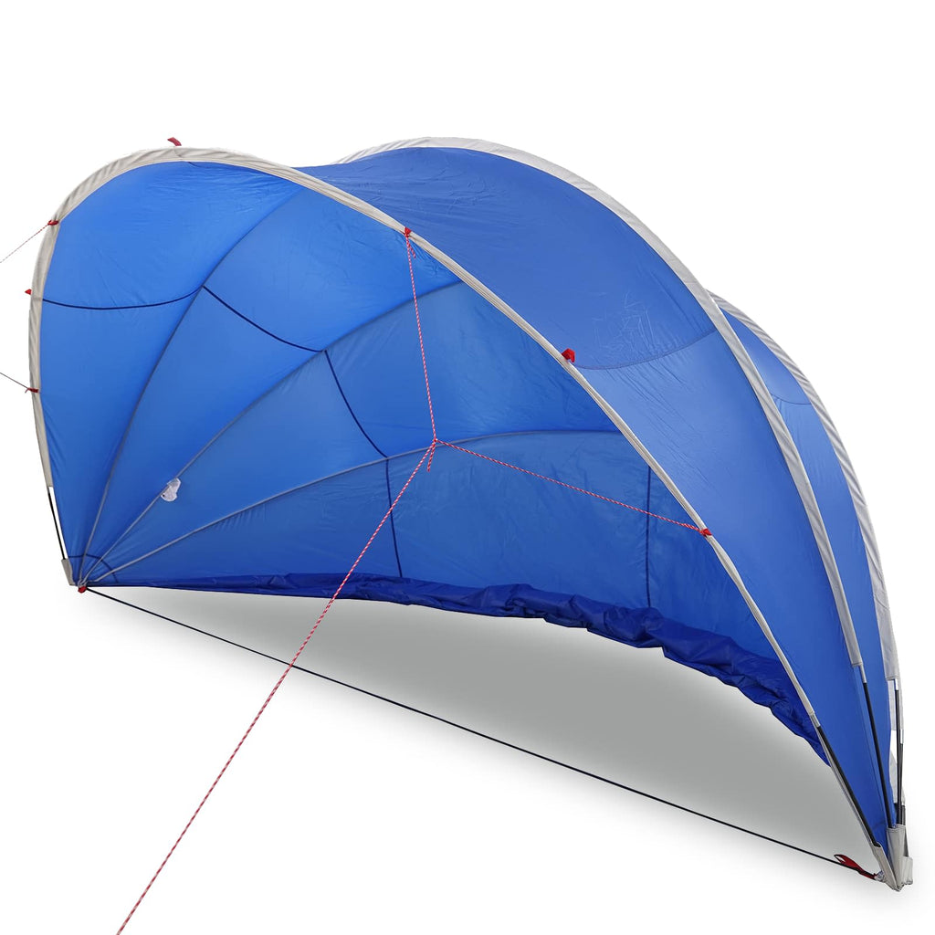 Dome Pieghevole per Piscina 472 x 460 x 229 cm Blu Azzurro