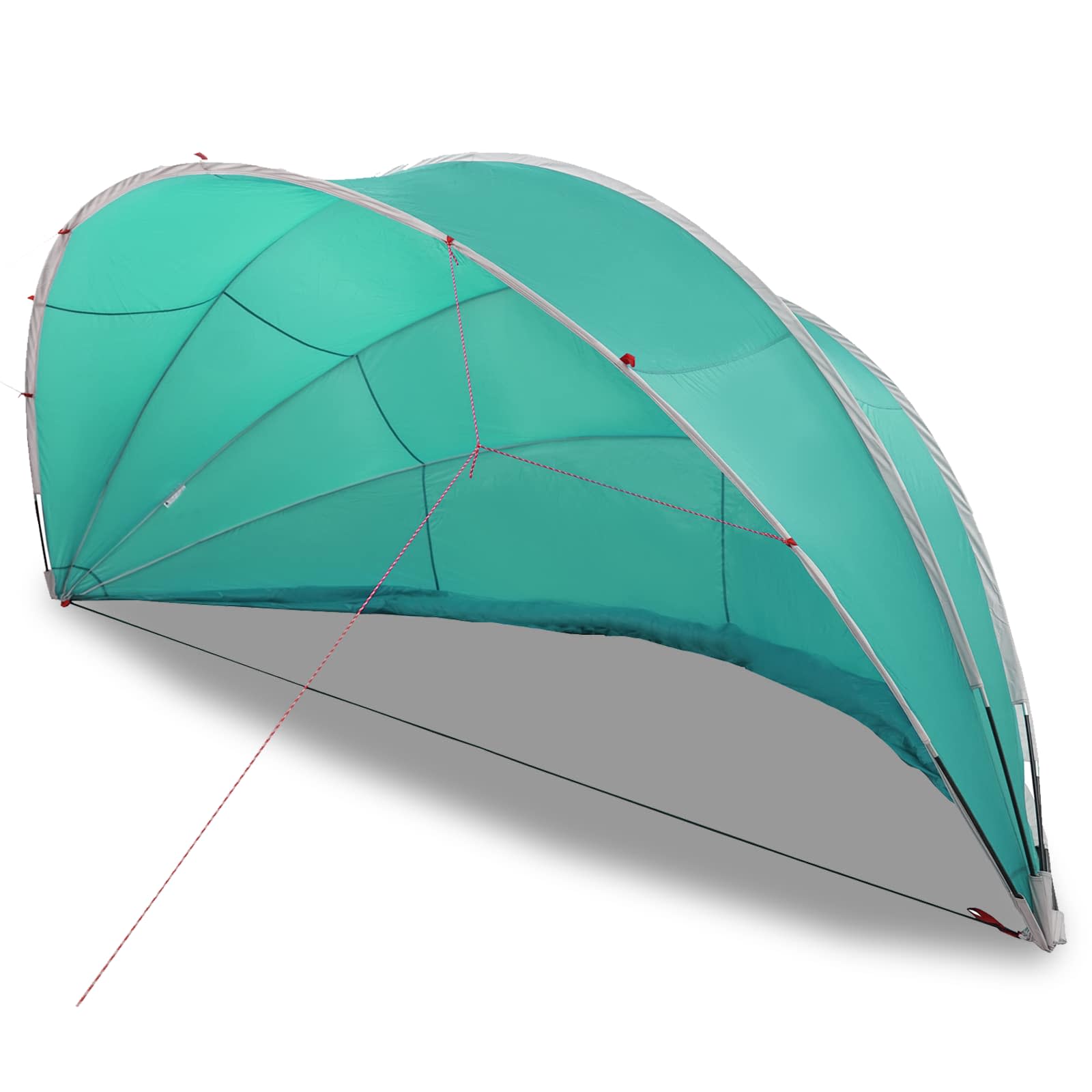 Dome Pieghevole per Piscina 472 x 460 x 229 cm Verde Mare