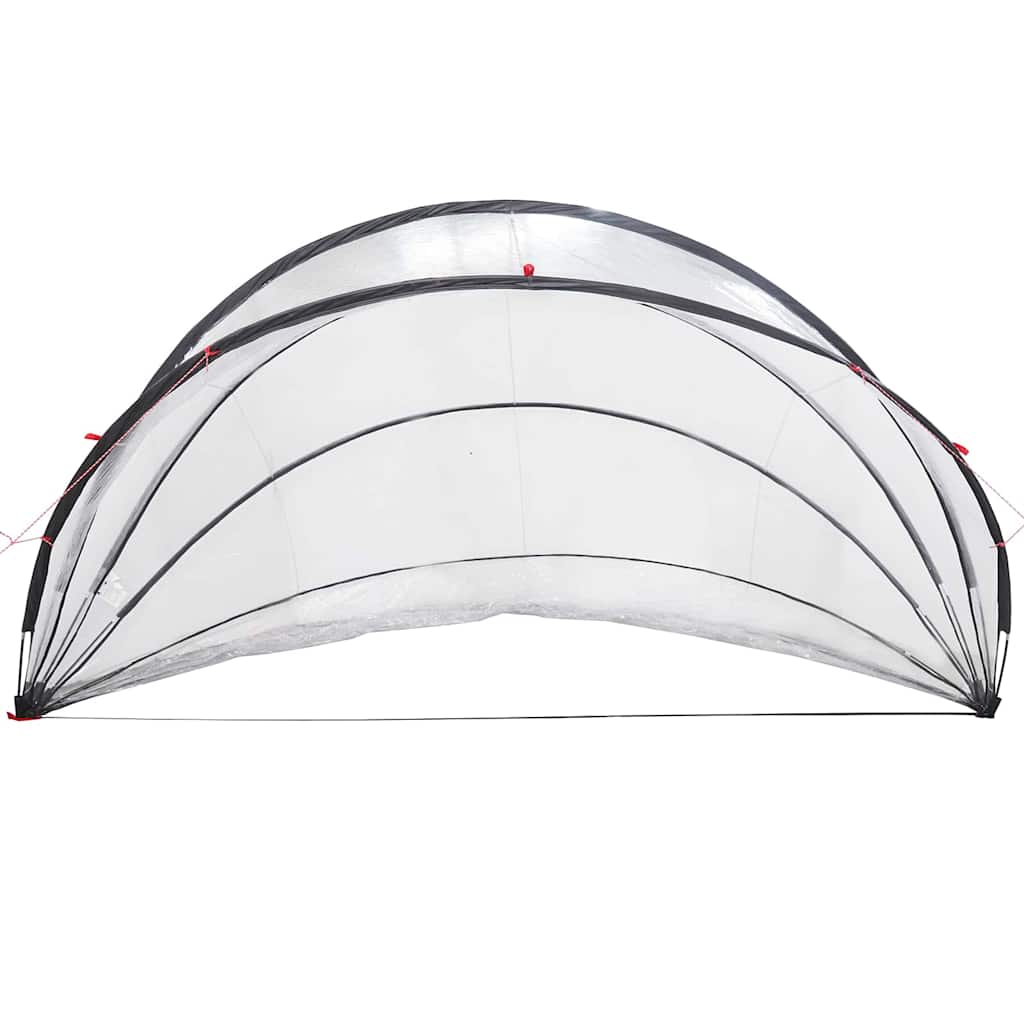 Dome Piscina Trasparente 472 x 460 x 229 cm PVC Pieghevole