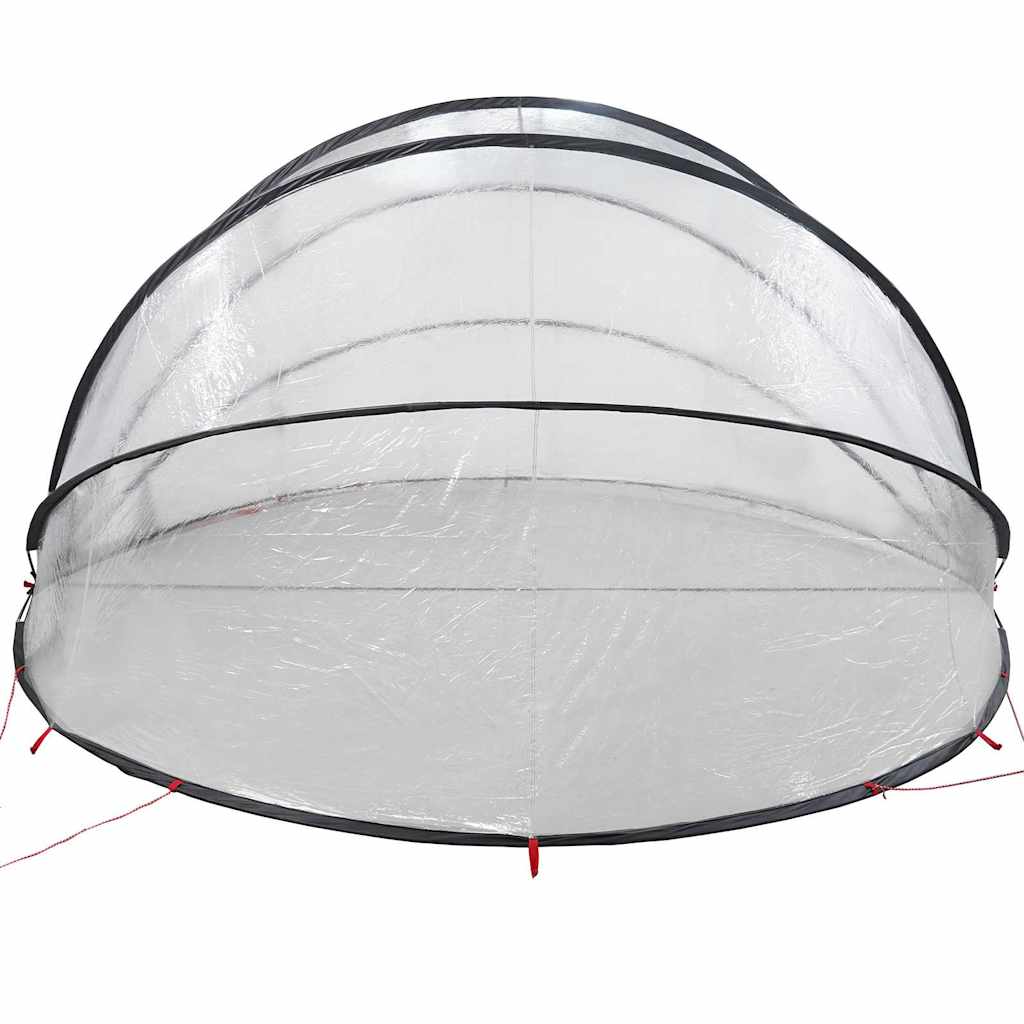 Dome Piscina Trasparente 472 x 460 x 229 cm PVC Pieghevole