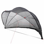 Dome Piscina Pieghevole Nero 472 x 460 x 229 cm