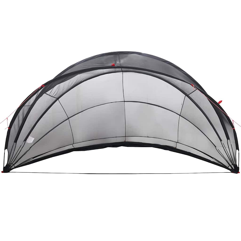 Dome Piscina Pieghevole Nero 472 x 460 x 229 cm
