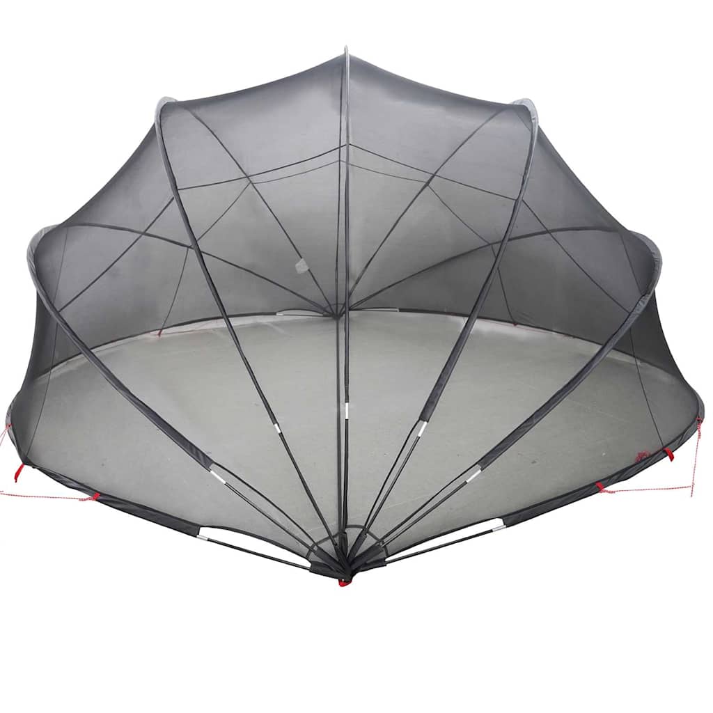 Dome Piscina Pieghevole Nero 472 x 460 x 229 cm