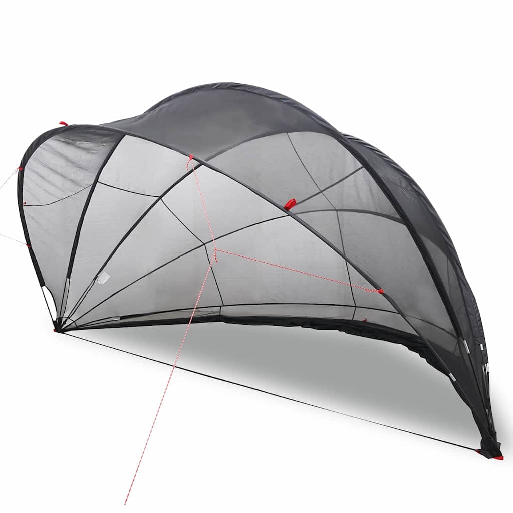 Dome Piscina Pieghevole Nero 472 x 460 x 229 cm