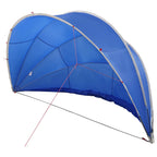 Dome Pieghevole per Piscina 500 x 500 x 236 cm Blu Azzurro