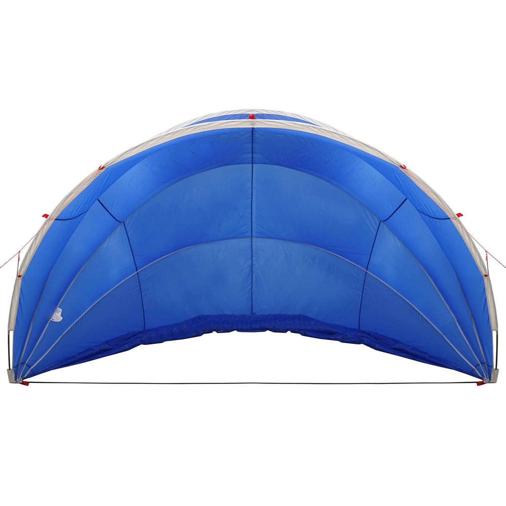 Dome Pieghevole per Piscina 500 x 500 x 236 cm Blu Azzurro