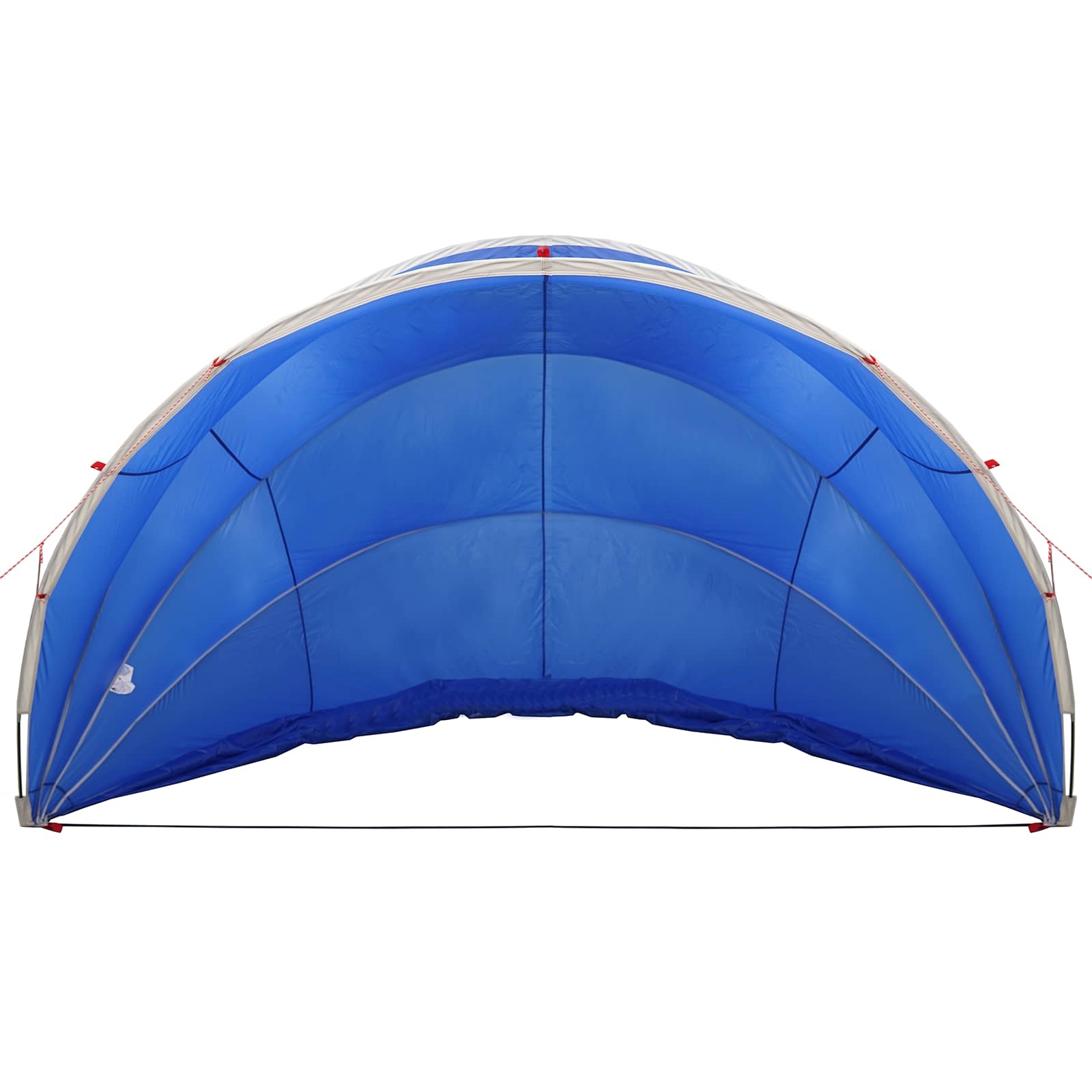 Dome Pieghevole per Piscina 500 x 500 x 236 cm Blu Azzurro