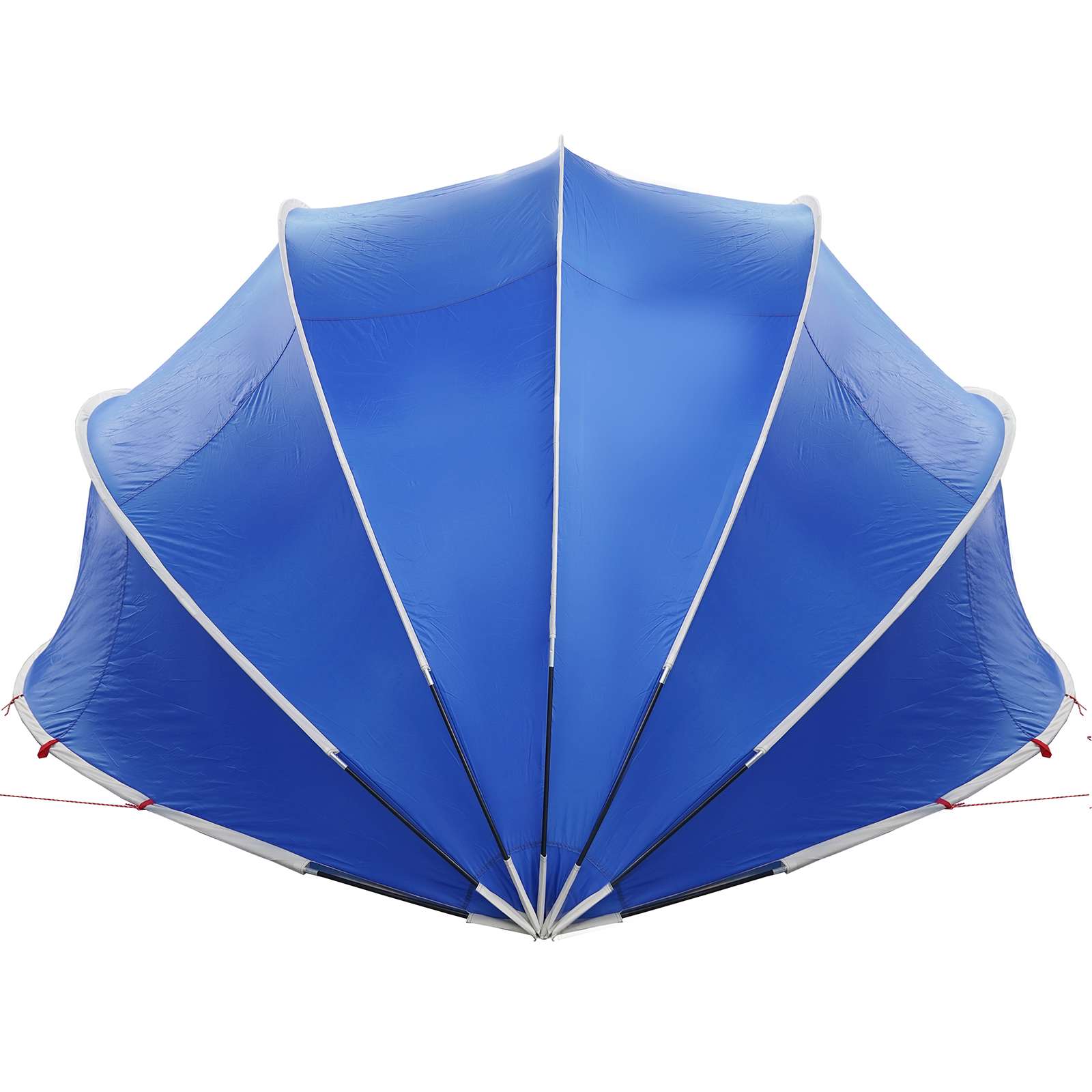 Dome Pieghevole per Piscina 500 x 500 x 236 cm Blu Azzurro