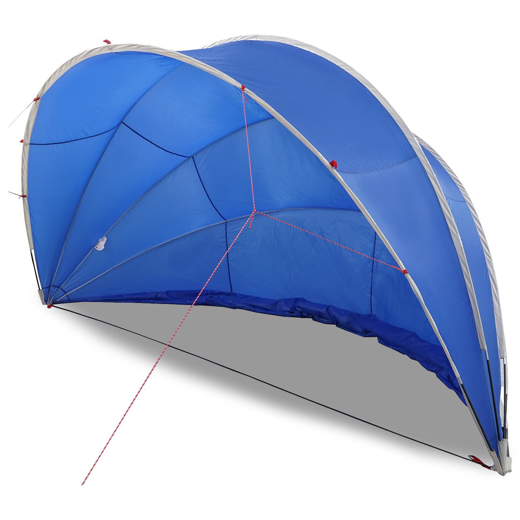 Dome Pieghevole per Piscina 500 x 500 x 236 cm Blu Azzurro