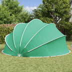 Dome Pieghevole per Piscina 500 x 500 x 236 cm Verde Mare