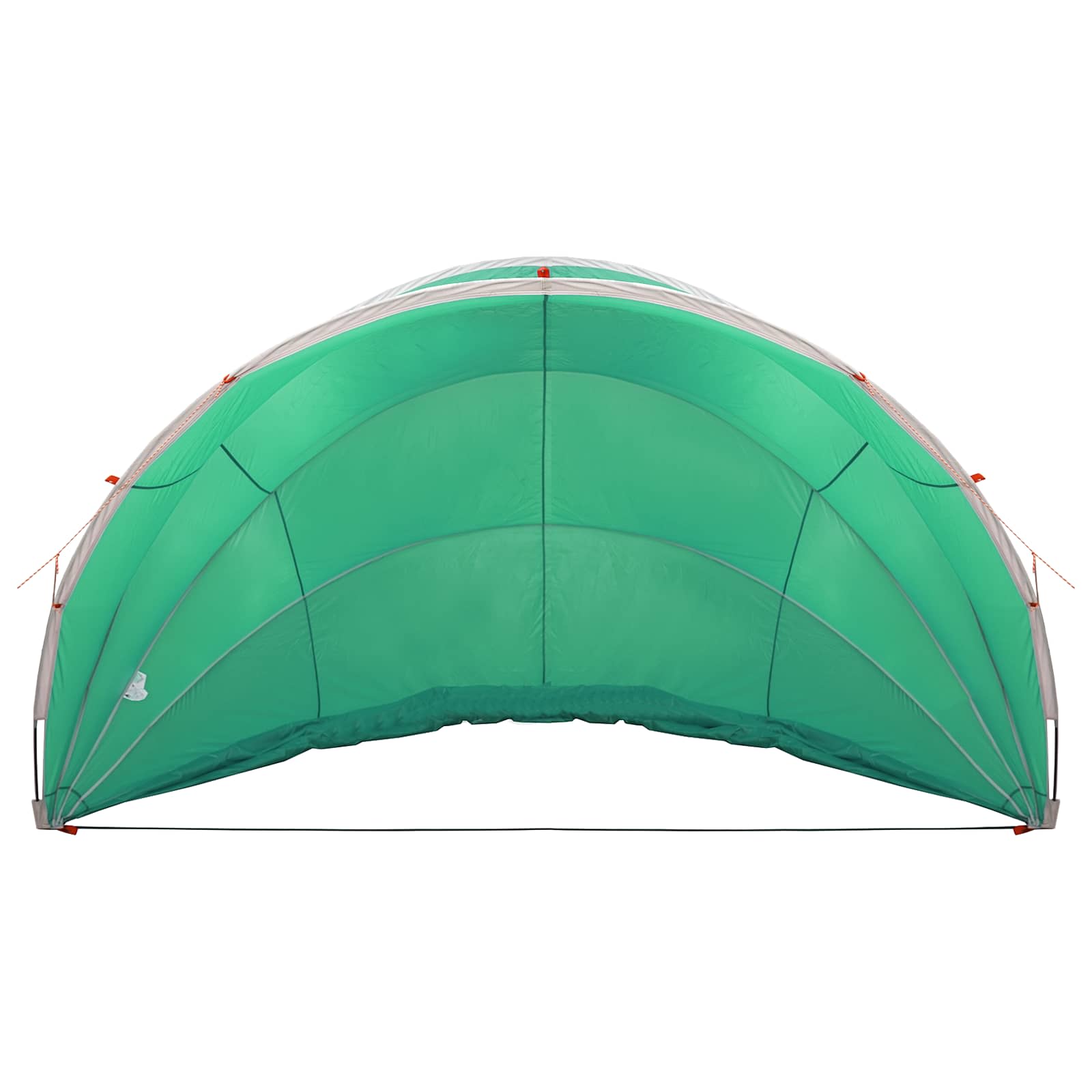 Dome Pieghevole per Piscina 500 x 500 x 236 cm Verde Mare