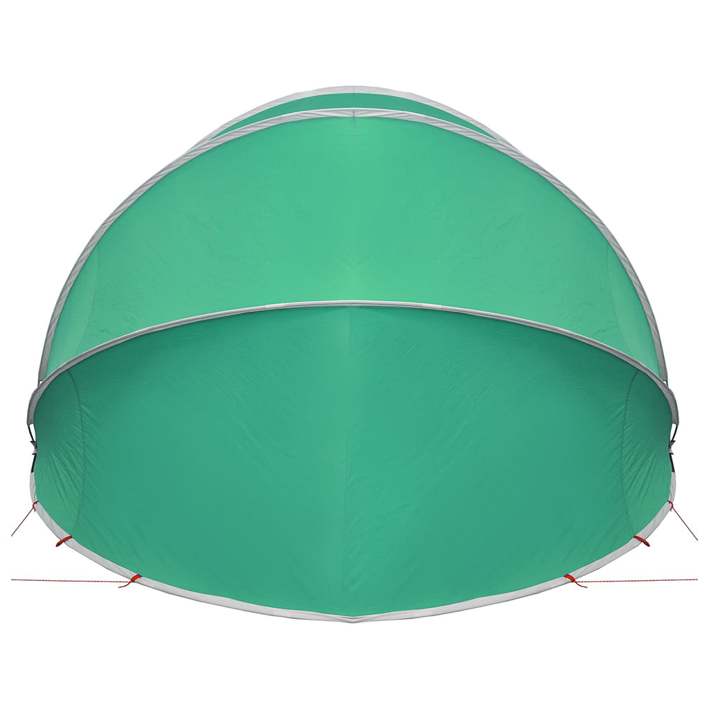 Dome Pieghevole per Piscina 500 x 500 x 236 cm Verde Mare