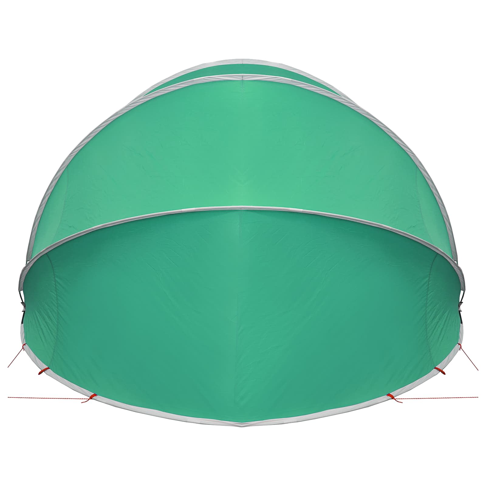 Dome Pieghevole per Piscina 500 x 500 x 236 cm Verde Mare