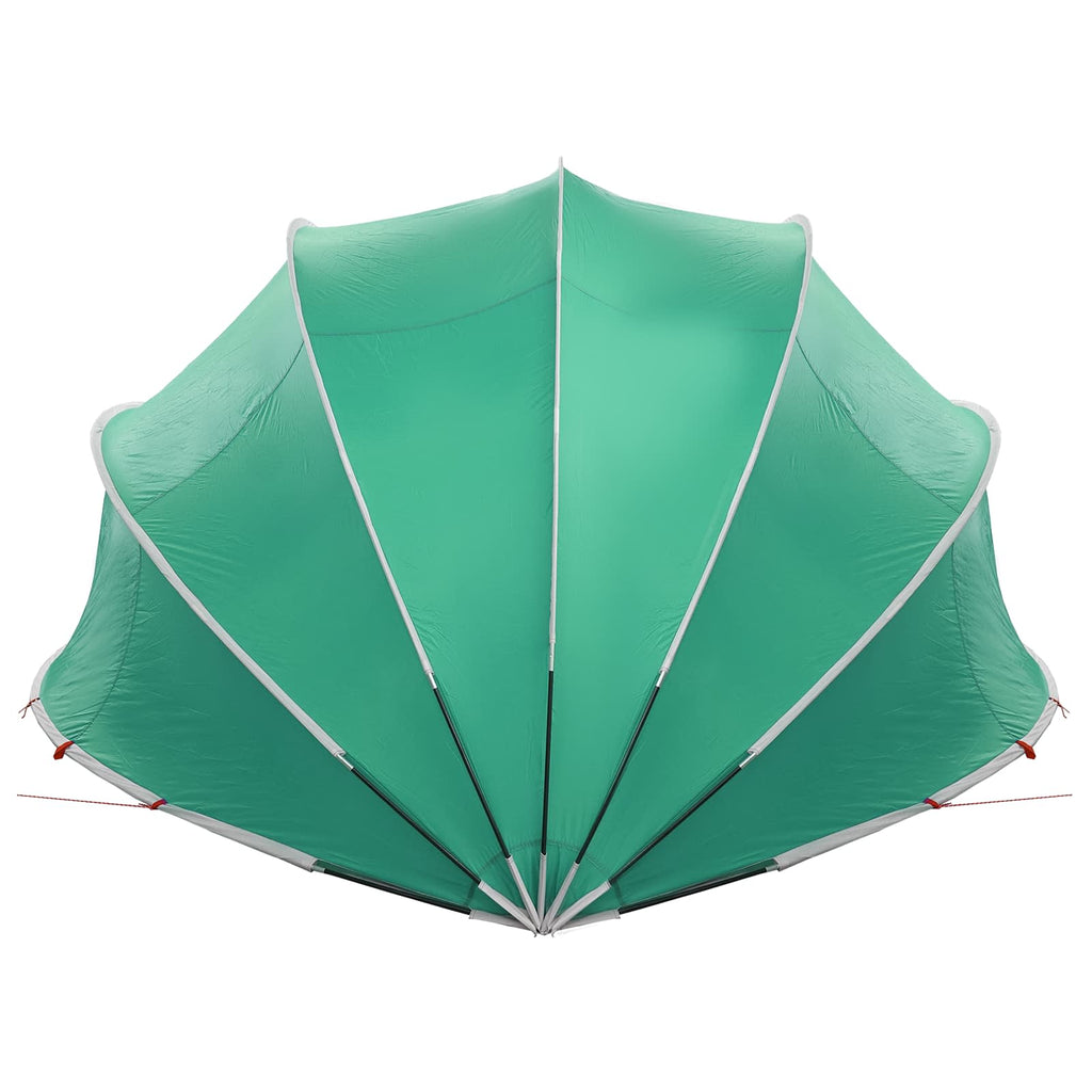 Dome Pieghevole per Piscina 500 x 500 x 236 cm Verde Mare