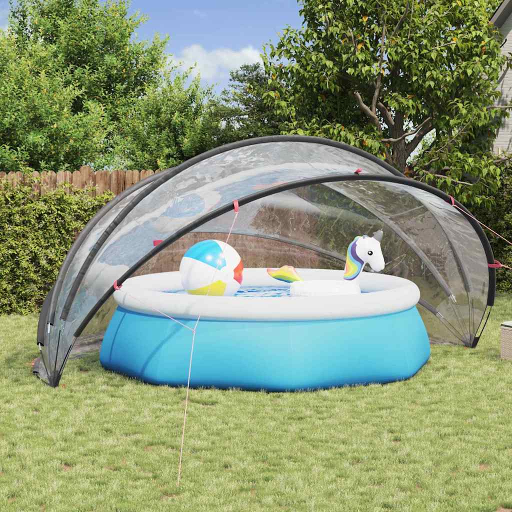 Dome Piscina Trasparente 500 x 500 x 236 cm PVC