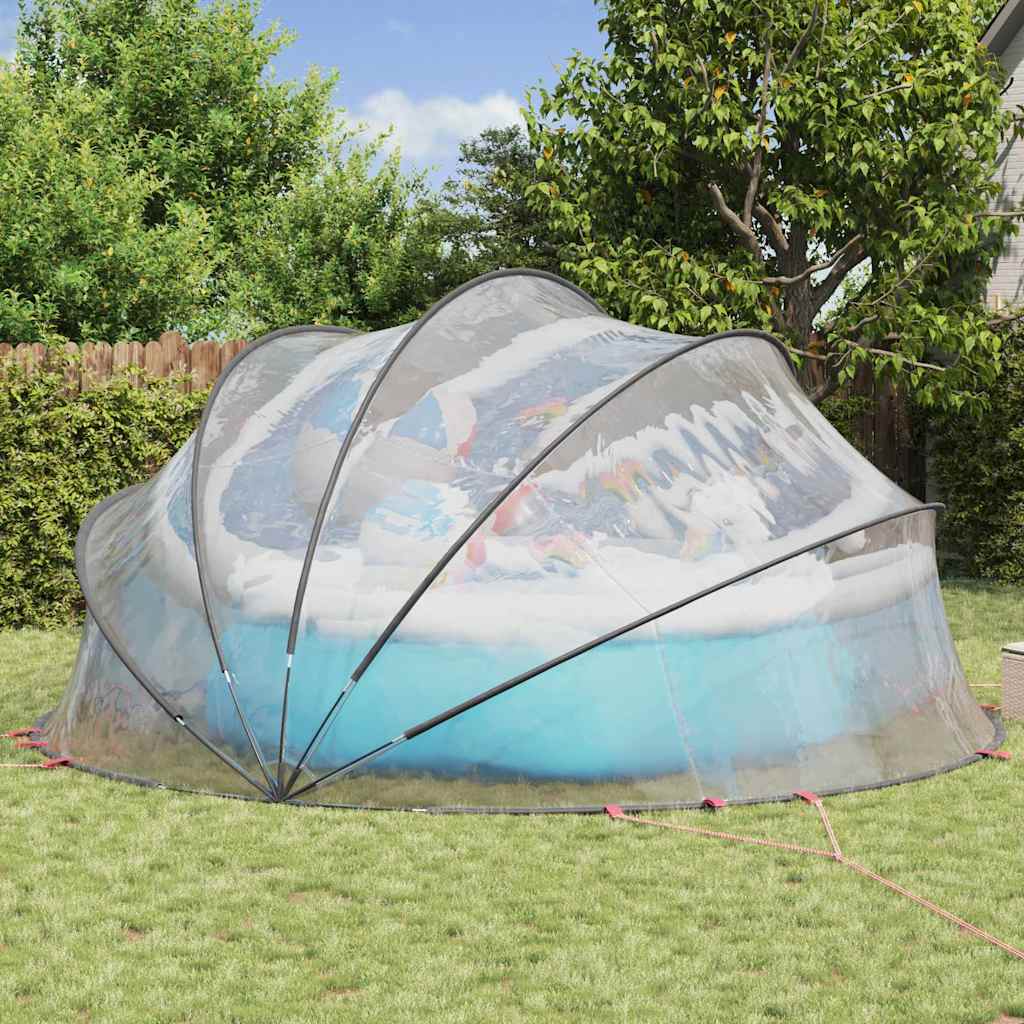 Dome Piscina Trasparente 500 x 500 x 236 cm PVC