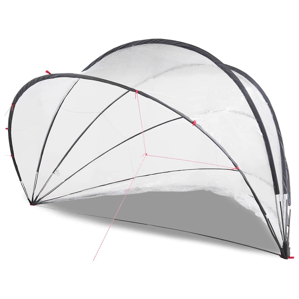 Dome Piscina Trasparente 500 x 500 x 236 cm PVC