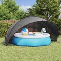 Dome per Piscina Nero 500 x 500 x 236 cm