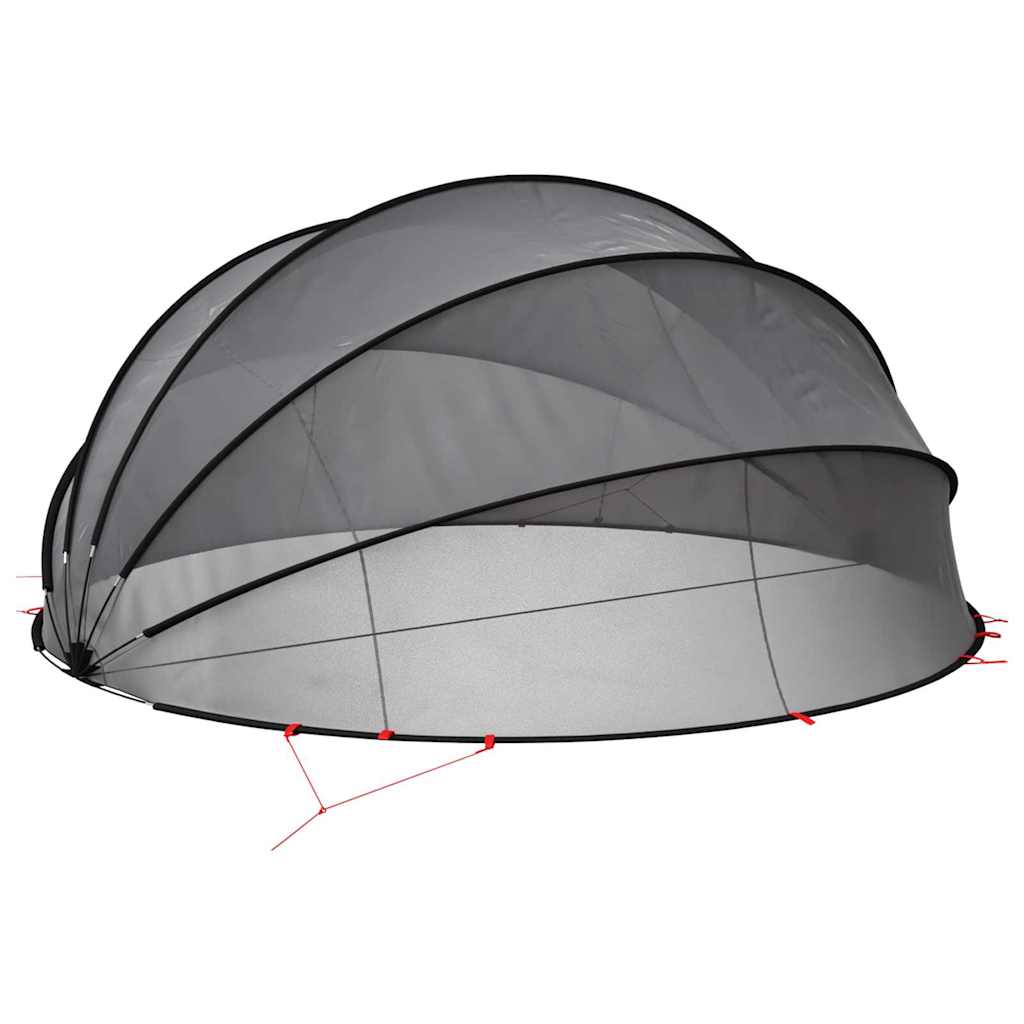Dome per Piscina Nero 500 x 500 x 236 cm