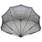 Dome per Piscina Nero 500 x 500 x 236 cm