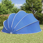 Dome Pieghevole per Piscina 546 x 516 x 250 cm Blu Azzurro