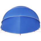 Dome Pieghevole per Piscina 546 x 516 x 250 cm Blu Azzurro